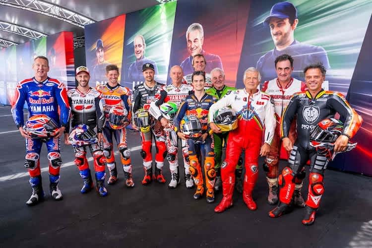 Die GP-Helden der großen Legendenparade auf dem Red Bull Ring