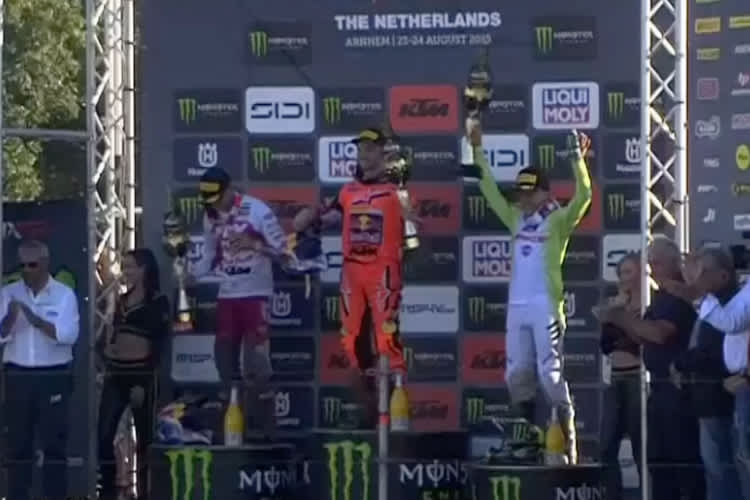 Jeffrey Herlings gewann den Grand Prix of the Netherlands vor Lucas Coenen und Glenn Coldenhoff