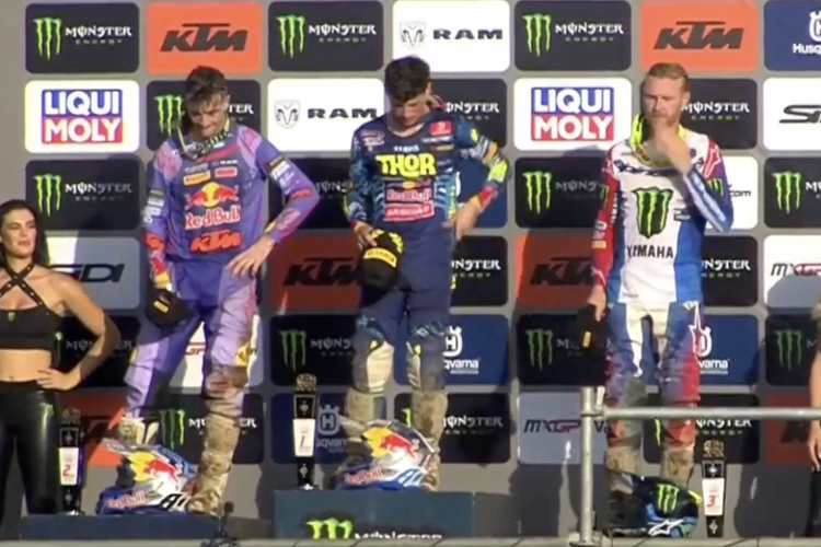 Jorge Prado gewann vor Jeffrey Herlings und Calvin Vlaanderen