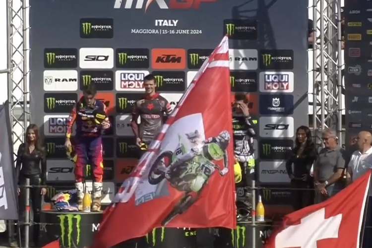 Tim Gajser gewann in Maggiora vor Jeffrey Herlings und Jeremy Seewer