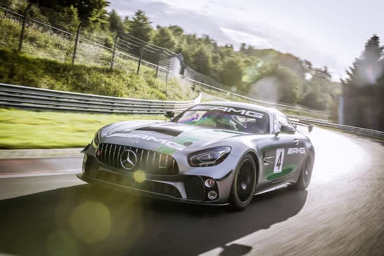 Bekanntes Rennfahrzeug: Der Mercedes-AMG GT4