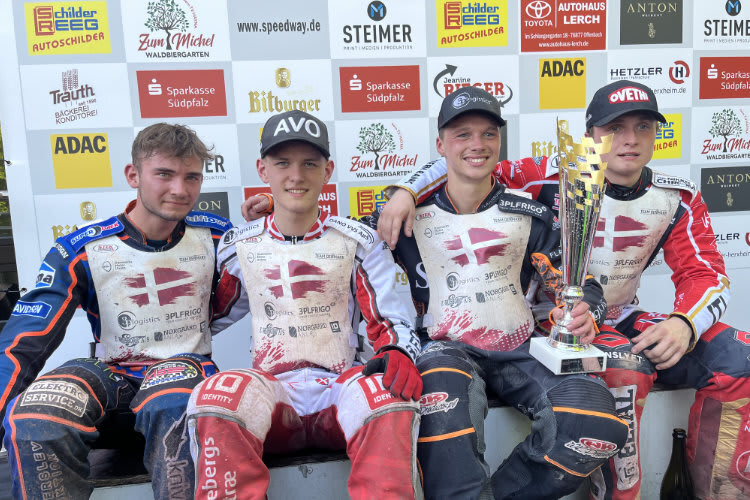 Die siegreichen Dänen (v.l.): Niclas Aagaard, Nicolai Heiselberg, Rune Thorst, Kevin Juhl Pedersen