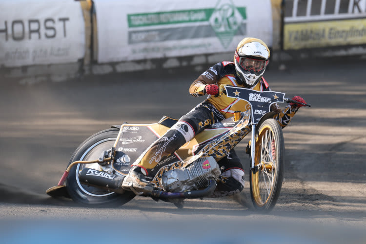 Norick Blödorn (vorne) führt das deutsche Team an