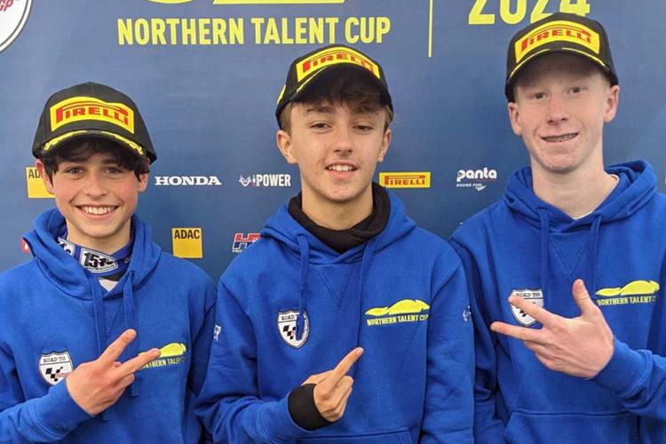 NTC Assen Lauf 1: Thias Wenzel, Antoine Nativi, Jurrien van Crugten (.v.li.)