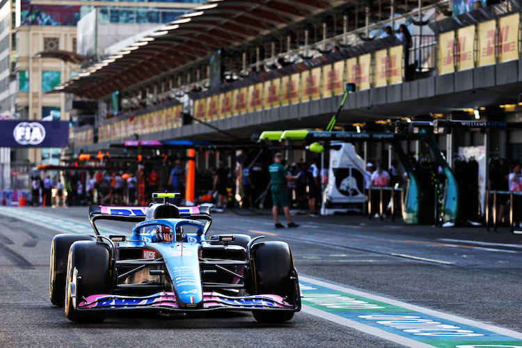Hat Esteban Ocon in Katar seinen letzten GP-Einsatz für Alpine bestritten?