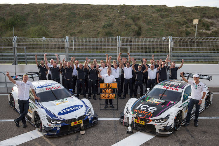 Die erfolgreichste DTM-Saison: 2014 wurde Marco Wittmann Fahrermeister und das Team RMG gewann die Teamwertung