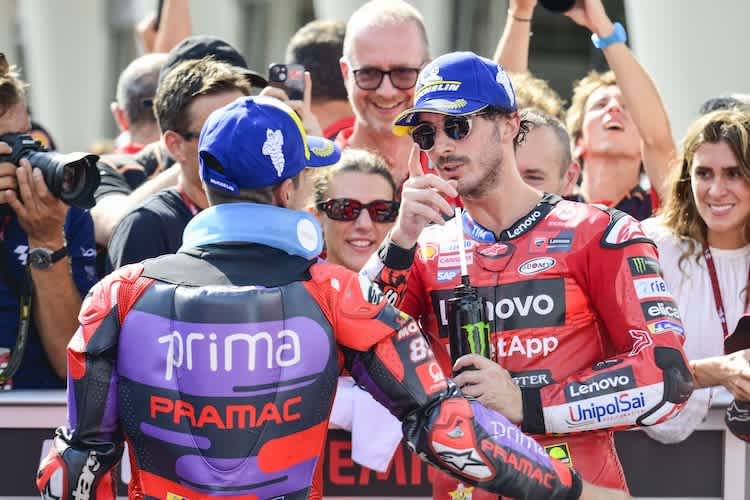 Jorge Martin und Pecco Bagnaia bereiteten sich unterschiedlich auf den Australien-GP vor