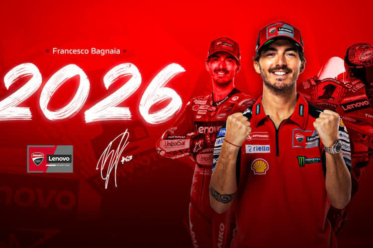 Der neue Ducati-Vertrag von Pecco Bagnaia läuft bis einschließlich 2026
