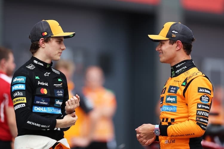 Oscar Piastri und Lando Norris