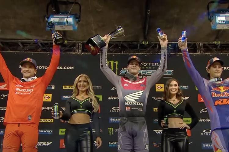 Jett Lawrence gewann das Triple Crown Event in Indianapolis vor Ken Roczen und Chase Sexton