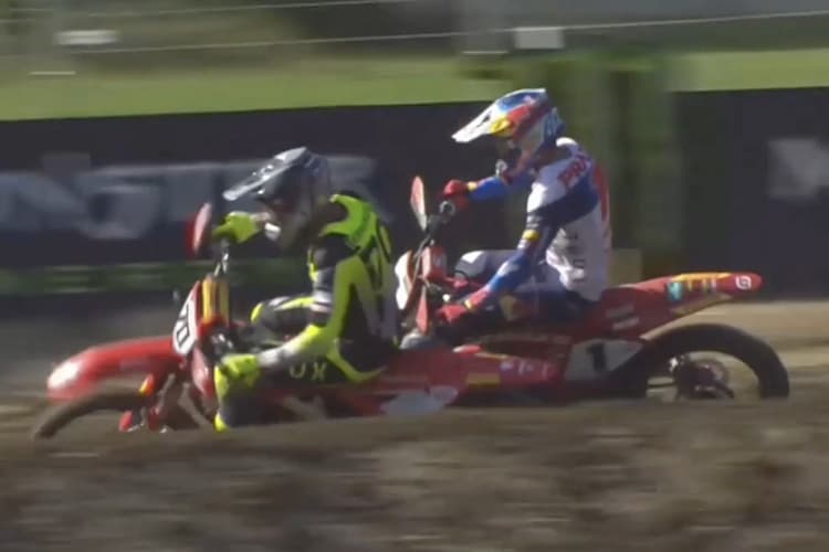 Prado ging außen an Fernandez vorbei in Führung