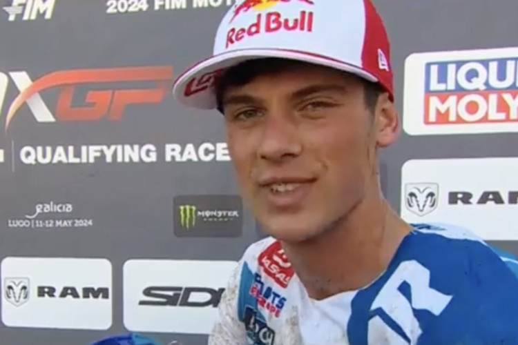 Jorge Prado gewann das MXGP Qualifikationsrennen in Lugo