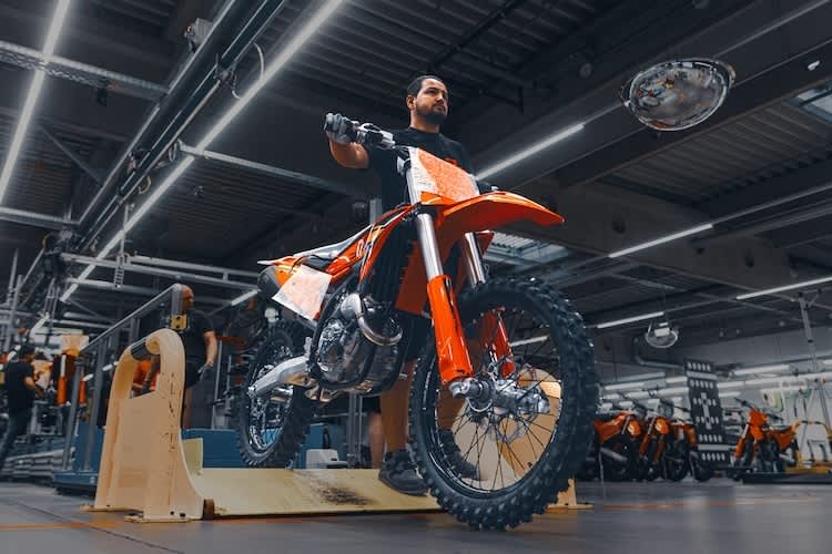 Nach dem Produktionsstart ist die Stimmung bei der KTM AG sehr gut