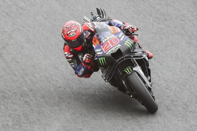 Fabio Quartararo hatte im Sprint von Le Mans kein leichtes Spiel