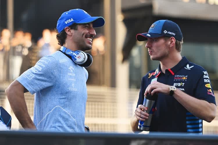 Daniel Ricciardo und Max Verstappen