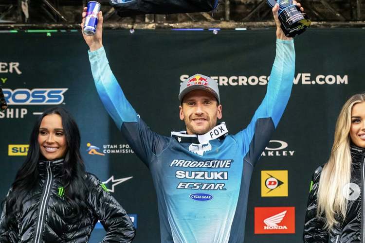 Trotz seiner Verletzungen erreichte Ken Roczen in Philadelphia das Podium