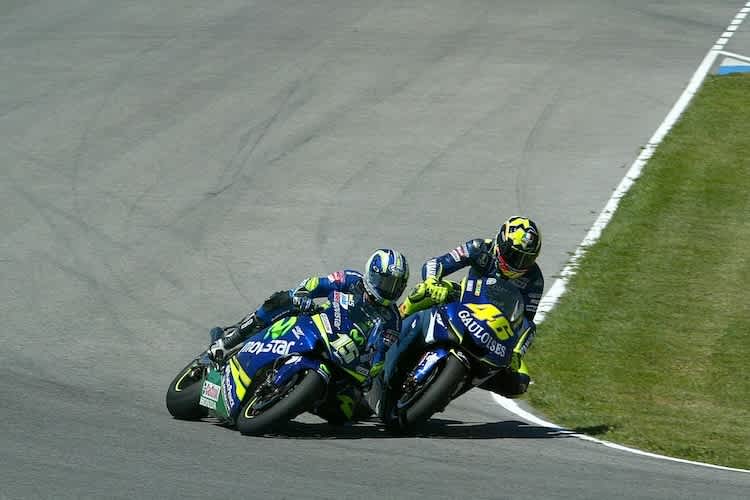 Jerez 2005: Das Manöver von Valentino Rossi gegen Sete Gibernau in der letzten Kurve schrieb Rennsportgeschichte