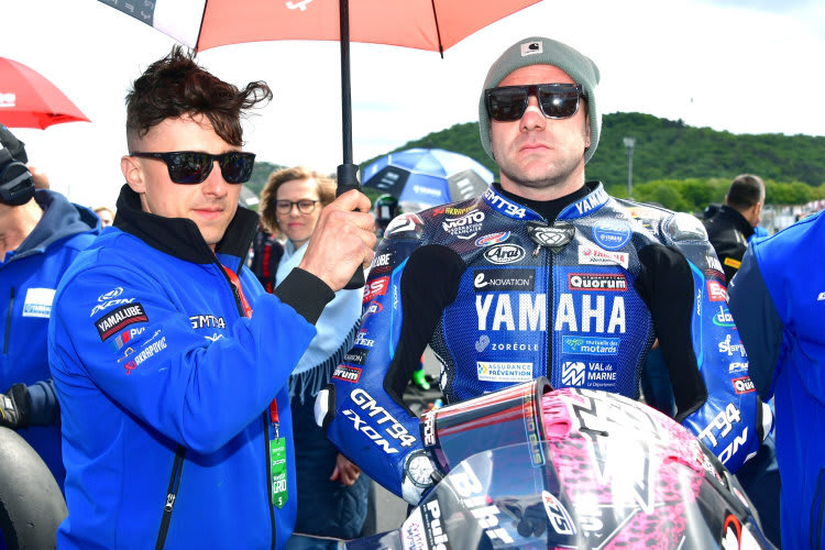 Weltmeister Kevin Rousseau (li.) mit Lucas Mahias