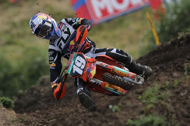 Sacha Coenen gewann den ersten Lauf in Kegums