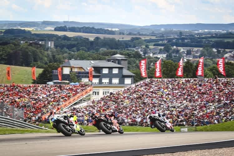 An diesem Wochenende findet das MotoGP-Spektakel auf dem Sachsenring statt