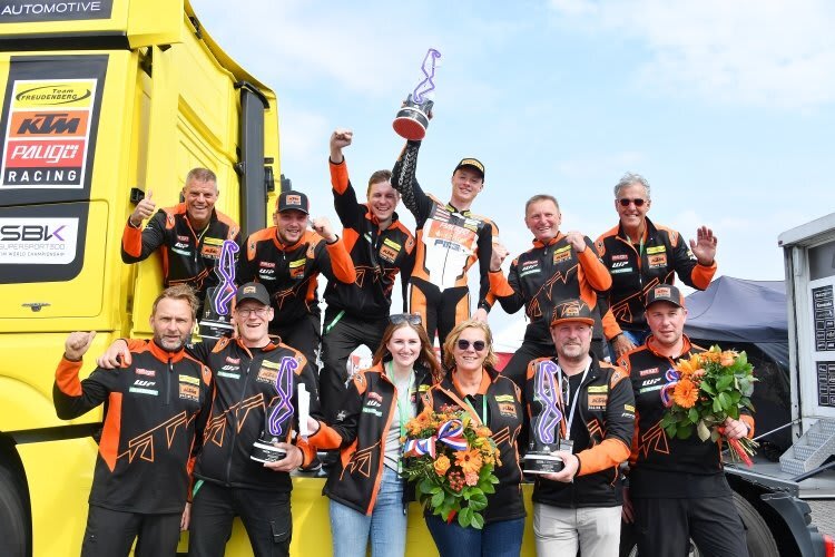 Großer Jubel bei Freudenberg KTM