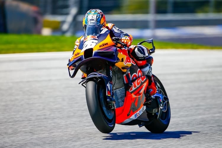 Dani Pedrosa am heutigen Dienstag bei der Arbeit in Spielberg