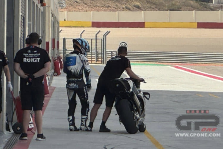 Marcel Schrötter hatte auch Glück