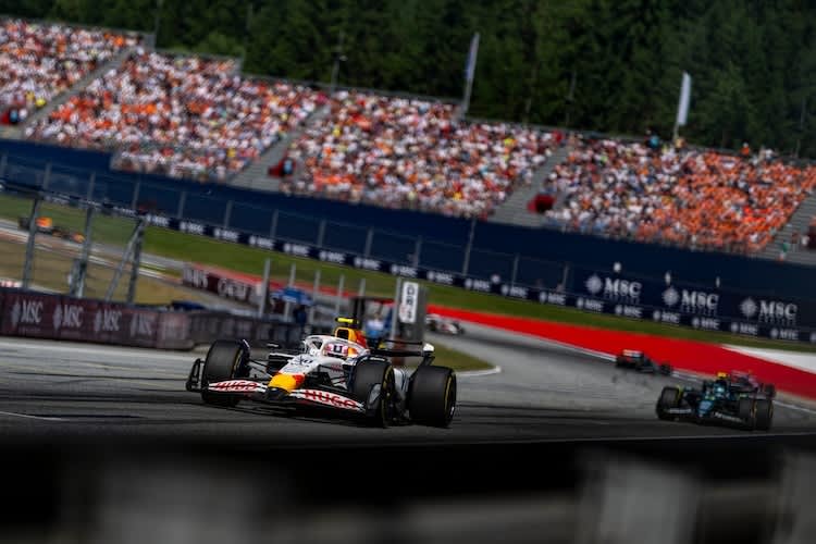 Liam Lawson unterwegs auf dem Red Bull Ring in Spielberg