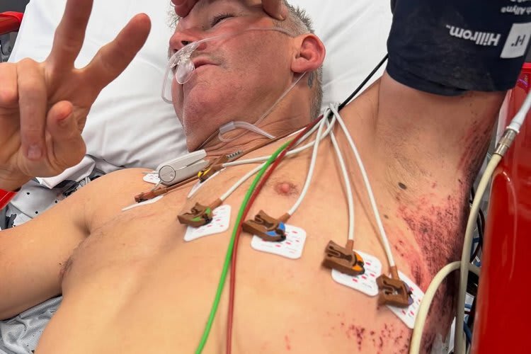 Troy Bayliss hatte bei seinem Unfall viel Glück