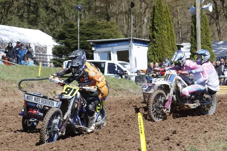 Starkes Duo, starkes Duell: Weiss/Schneider und die Lielbardis-Zwillinge teilten sich die Laufsiege
