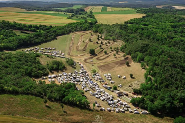 Die Strecke in Veszpremvarsany
