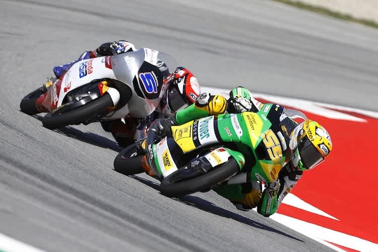 Noah Dettwiler vor dem Honda-Rookie Buasri