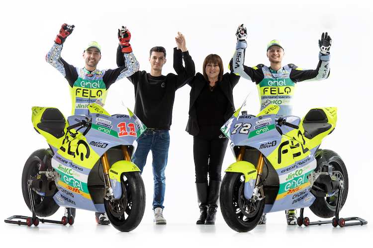 Das Gresini MotoE Team will 2024 den WM-Titel wieder nach Italien holen