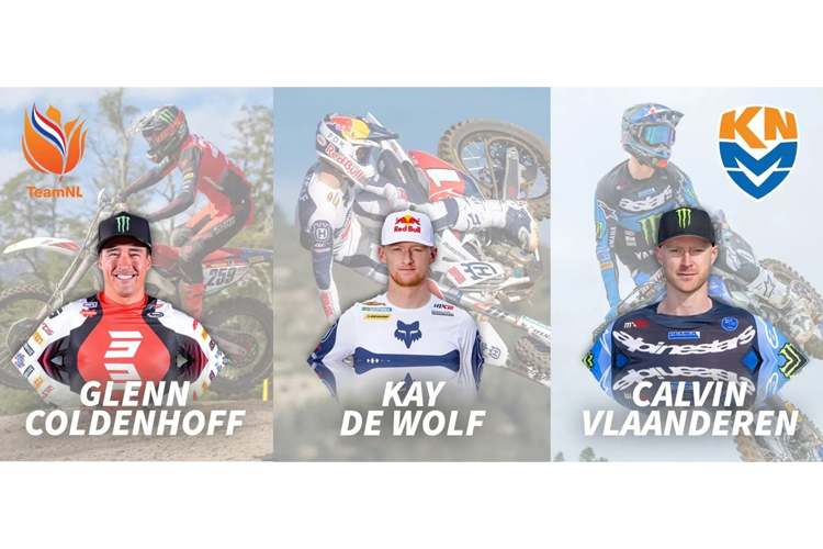 Das Team Niederlande mit Glenn Coldenhoff, Kay de Wolf und Calvin Vlaanderen