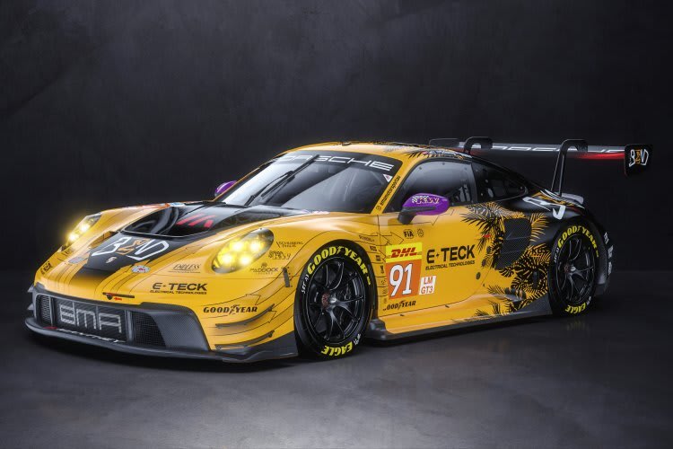 So sieht einer der beiden Porsche 911 GT3 R in der WEC 2024 aus