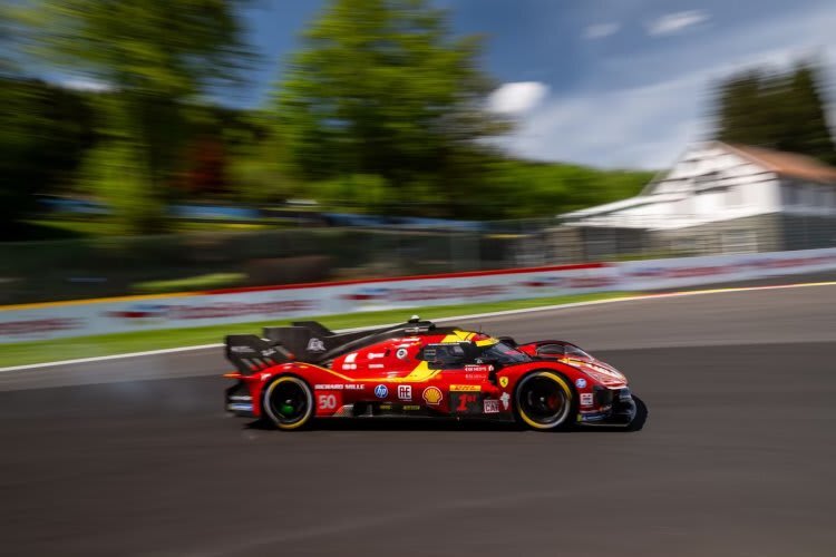 Der Ferrari 499P in La Source