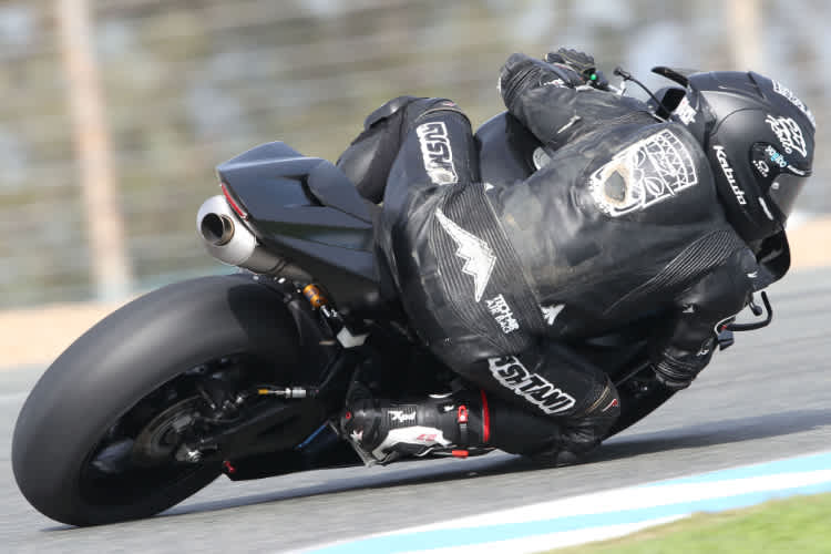 Kaito Toba beim Jerez-Test