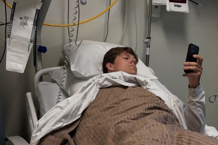 Cornelius Toendel musste operiert werden