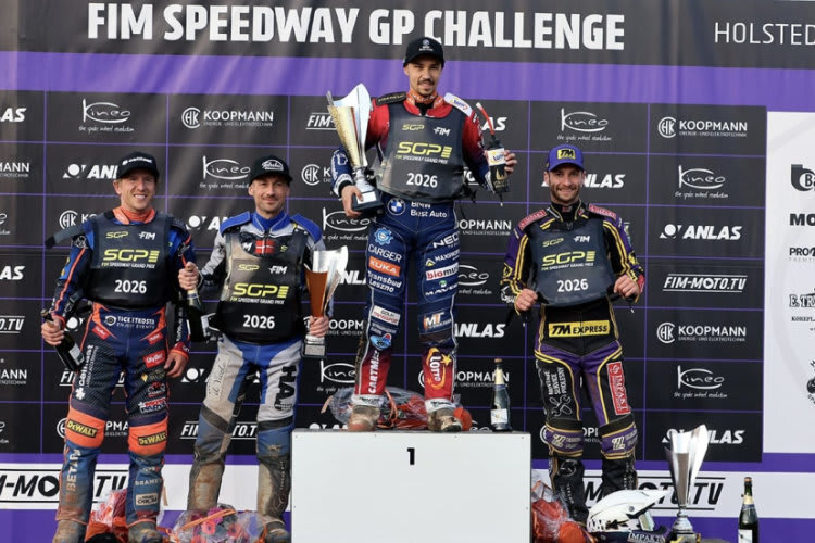 Die Top-3 von Lauf 1 (v.l.): Toprak Razgatlioglu, Andrea Iannone und Garrett Gerloff