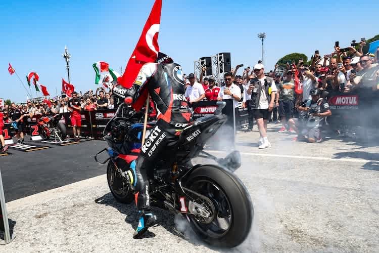 Toprak Razgatlioglu am Donnerstagnachmittag in Aragon