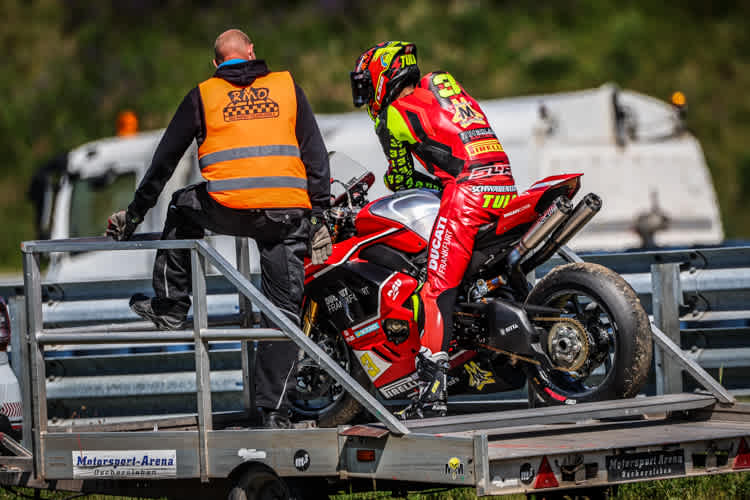 Kaputt: Tulovics Ducati