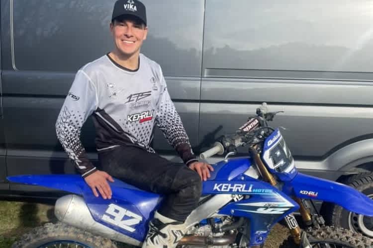 Premiere für Valentin Guillod auf der Yamaha