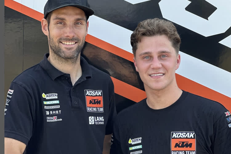 Roan van de Moosdijk startet für Kosak KTM