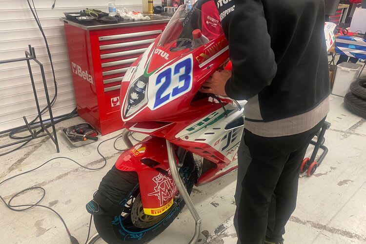 Das Bike von Marcel Schrötter