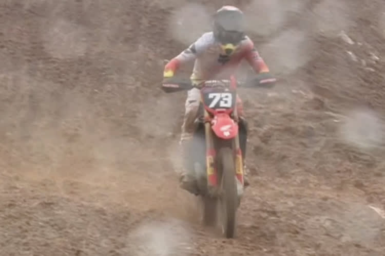 Ferruccio Zanchi gewann den ersten Lauf in Cozar