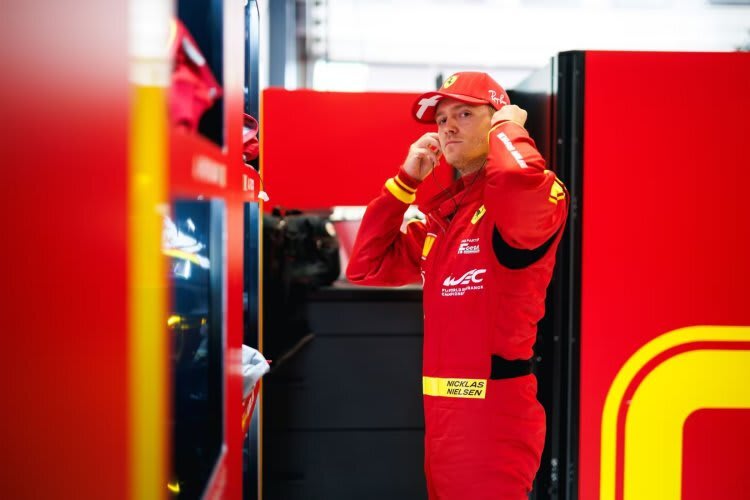 Ferrari-Werksfahrer Nicklas Nielsen