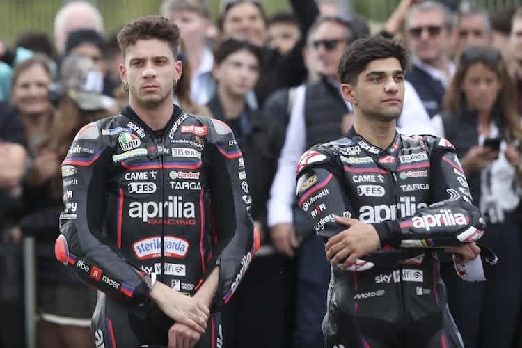 Aprilia-Teamkollegen: Marco Bezzecchi und Jorge Martin