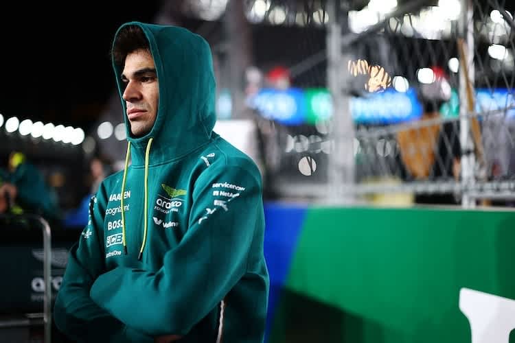 Lance Stroll in Las Vegas