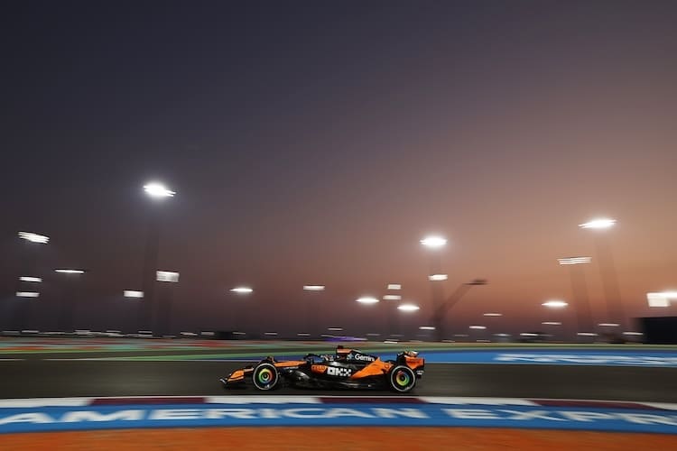 Oscar Piastri war im freien Training in Katar der Schnellste