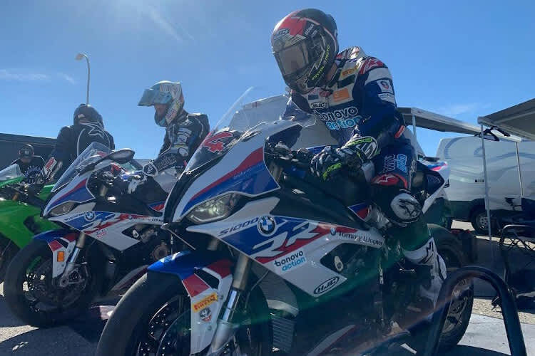 Marcel Schrötter und Jonas Folger in Almería 